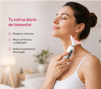 Masajeador Facial Anti Edad LED