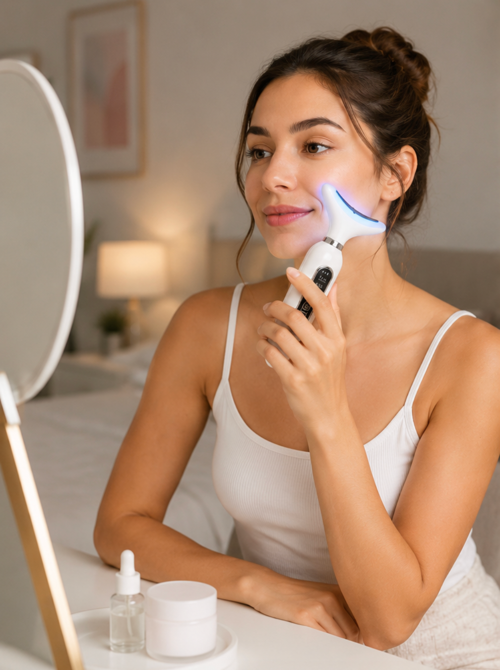 Masajeador Facial Anti Edad LED