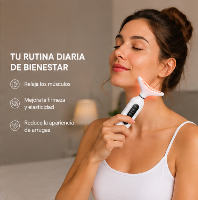 Masajeador Facial Anti Edad LED
