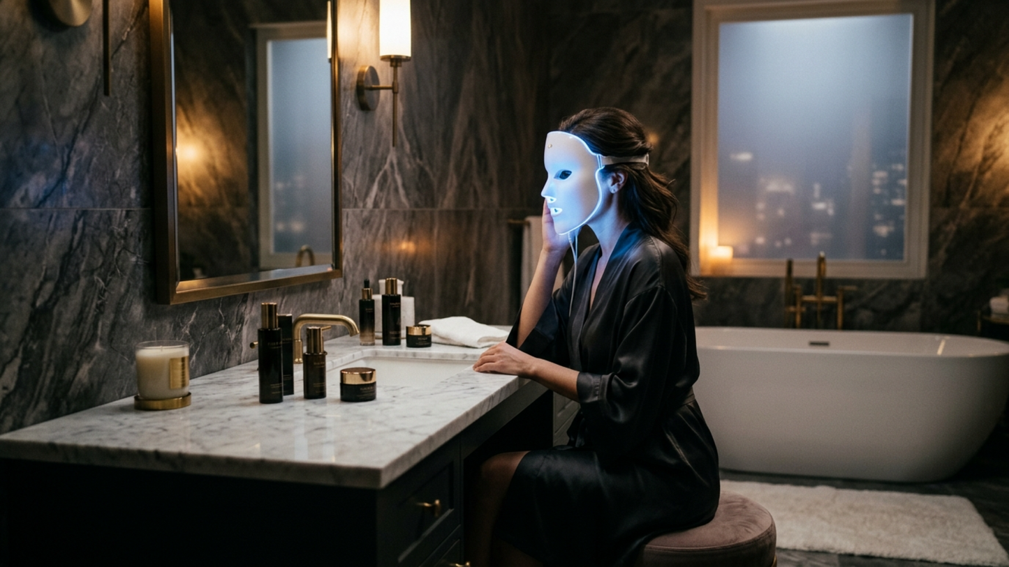 Máscara LED de Rejuvenecimiento Facial